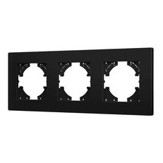 Изображение Рамка пластиковая FRM-PERIO-PL-3-BK (Arlight, -)