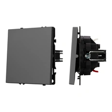 Изображение Выключатель 1-клавишный Arlight NOBE, серый базальт soft-touch 054245(1)