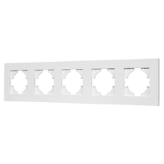 Изображение Рамка пластиковая FRM-PERIO-PL-5-WH (Arlight, -)